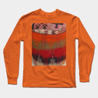 colorful abstract art, antique rug pattern, minimal art, modern art, carpet texture, For custom orders please DM me. Long Sleeve T-Shirt